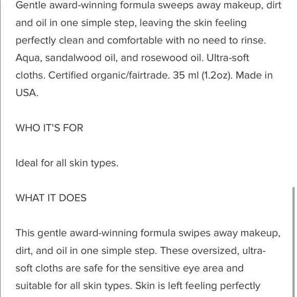 Philosophy cleansing wipes x 2 packs - Picture 2 of 2